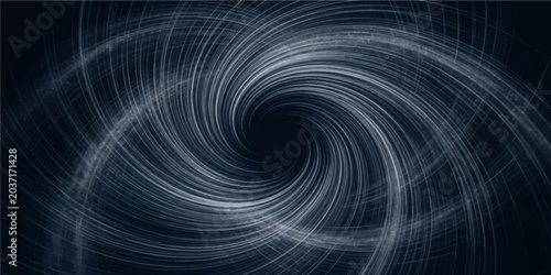Vászonkép Cosmic Swirl Vortex: An abstract visualization of a dark, swirling vortex, resembling a cosmic phenomenon or a gravitational anomaly