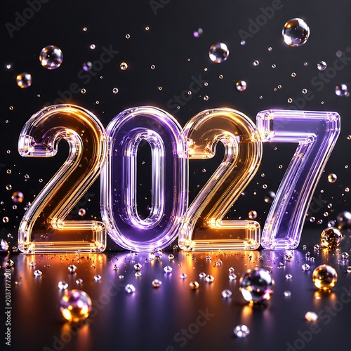 Festive 2027 Celebration Background