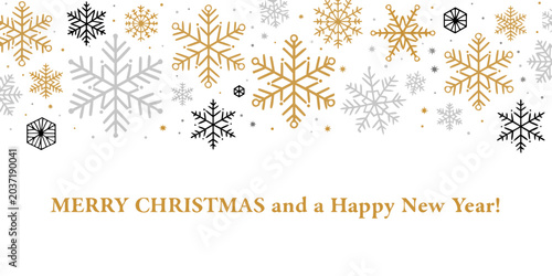 christmas card with christmas tree