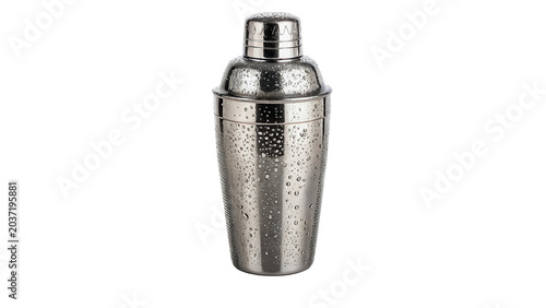 Photos Stainless steel cocktail shaker bartender tool bar kitchen equipment on transpar