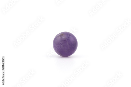 This amethyst stone is perfect for making jewelry like bracelets and necklaces. It has a rich purple color and is a natural stone choice for crafting.