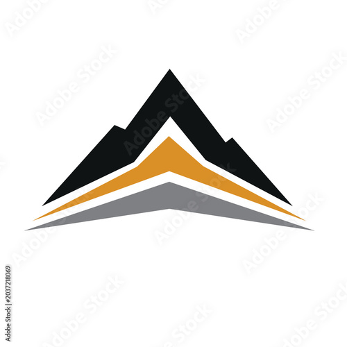 Letter A logo design illustration vector art