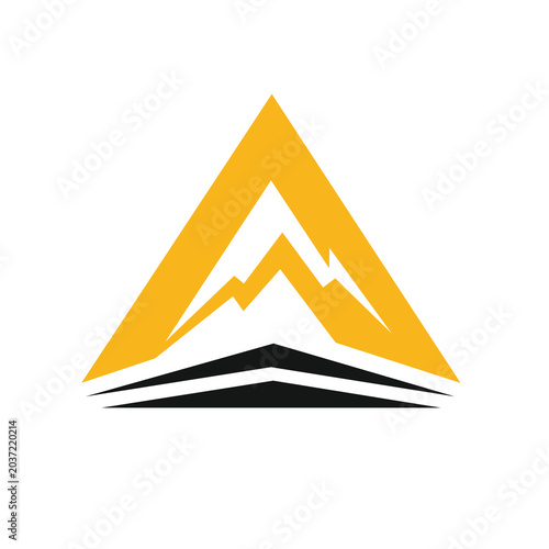 Letter A logo design illustration vector art