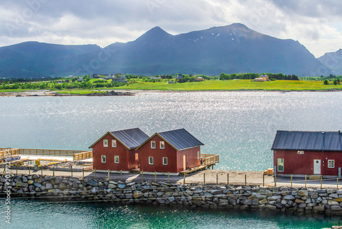 Schilderij op canvas Lofoten Island, Norwegian Sea, Alesund, Hjorundfjord, Finnmark, Norway, Arctic,