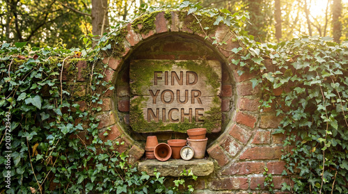 Finding your niche in a green garden, identifying purpose and career path using an old compass