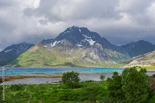 Konstfotografi Lofoten Island, Norwegian Sea, Alesund, Hjorundfjord, Finnmark, Norway, Arctic,