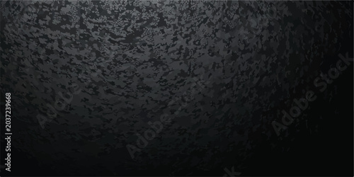 Fotografie Dark black textured surface with subtle light gradient background gradient abstr
