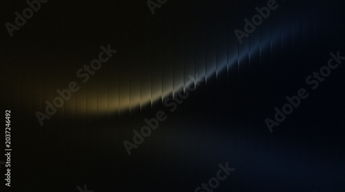 Abstract black blue and yellow smooth gradient ribbed glass backgrounds
