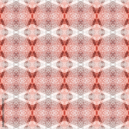 Abstract geometric pattern in white and pink.