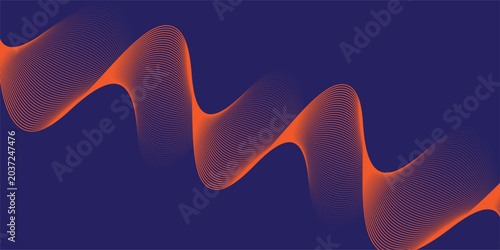 Spline red line abstract background. desktop wallpaper.