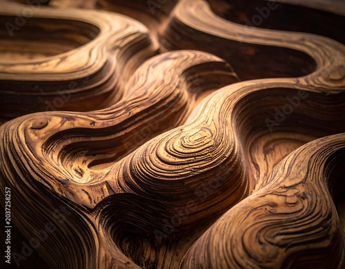 Wood texture with natural wave pattern.