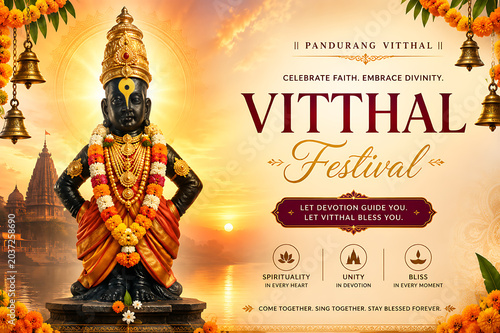 Ashadhi Ekadashi Hari Vitthal Pandharinath Vithoba Pandurang Pandharpur Vitu Mauli Mauli Vithuraya Rakhumai
