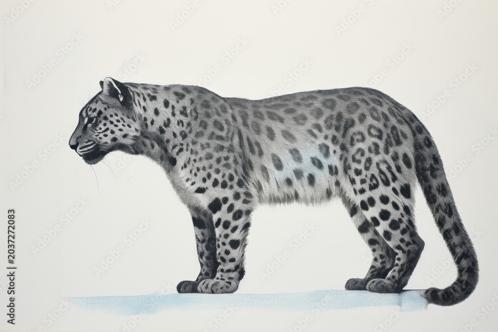 Fototapeta premium Leopard wildlife mammal animal.