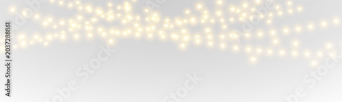 Quadro su tela Decorative holiday bulbs sparkle softly
