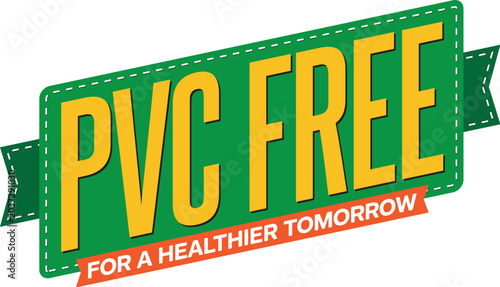 PVC Free Vector Stitched Label
