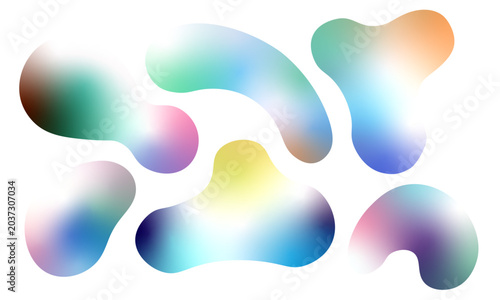 Bild auf Leinwand nuance gradation blob