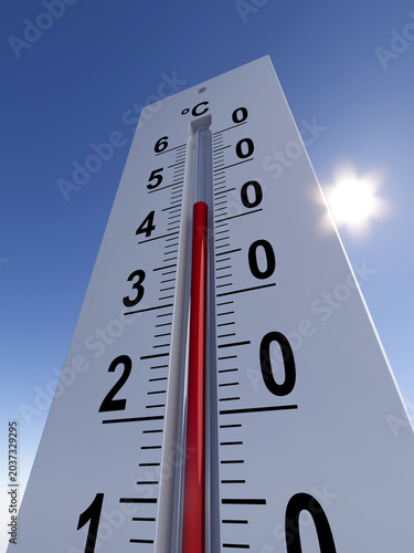 Thermomètre analogique