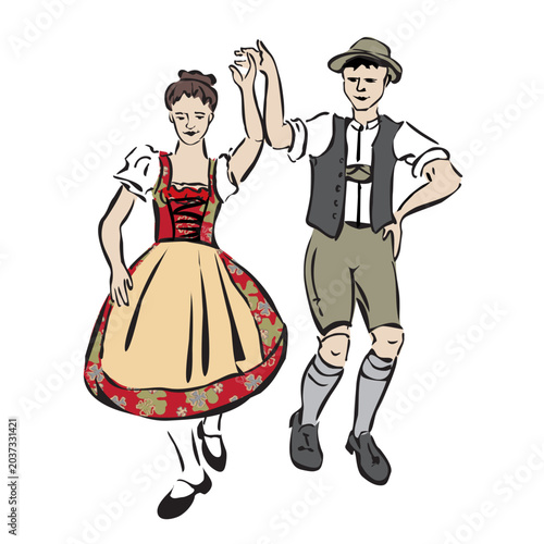 Trachten Tänzer beim Trachtenfest 2026