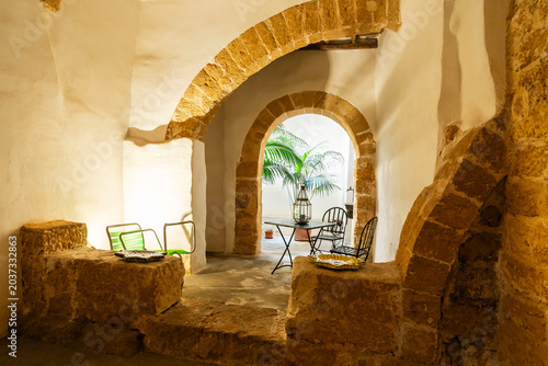 Konstfotografi interior of a palatial house, Kasbah of Mazara del Vallo – Arab quarter, free mu