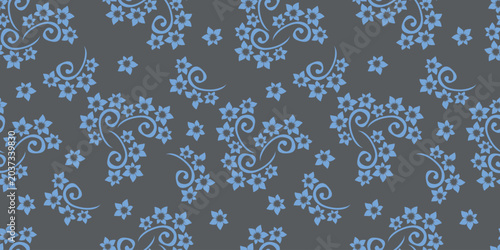 Floral pattern. Pretty flowers on white background. Printing with small multicolor flowers. Ditsy print. Seamless vector texture. Spring bouquet.