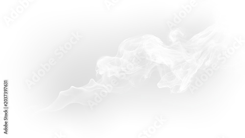 Foto Light white fog cloud with smooth diffusion isolated PNG