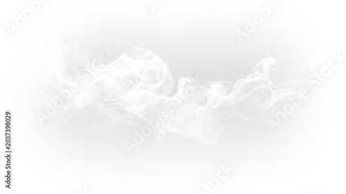 Foto White vapor plume with soft cloud texture isolated PNG