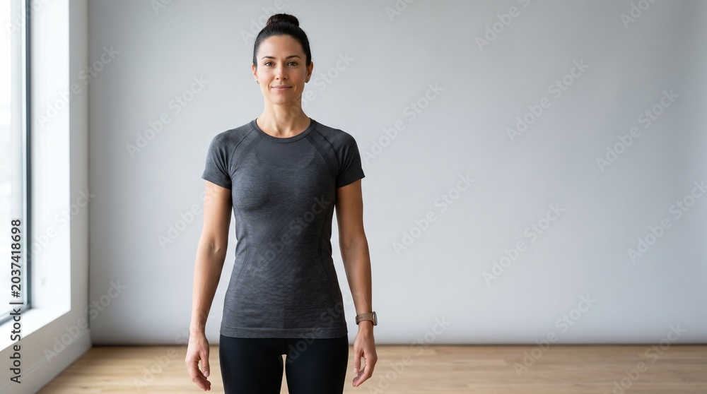 Obraz premium Smart posture shirt with gentle tactile alignment support