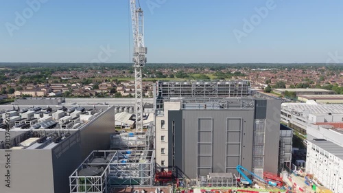 Developing a New Data Center Facility With Crane