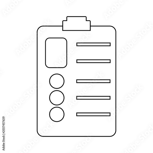 production check sheet icon symbol