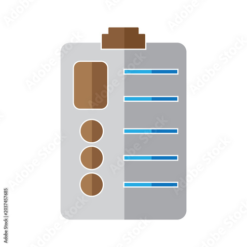 production check sheet icon symbol