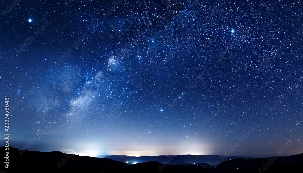 Fototapeta premium Stars In Space Or Night Sky