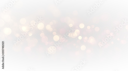 Foto Abstract black cosmic background with glowing glitter bokeh, luxury disco gold sparkle effect, shimmering stars and galaxy light, retro vintage night party design illustration art