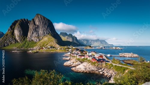 experience the stunningly breathtaking coastal view of reine in the lofoten islands norway