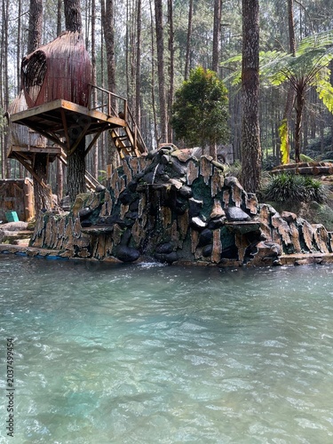 a boat in the water
