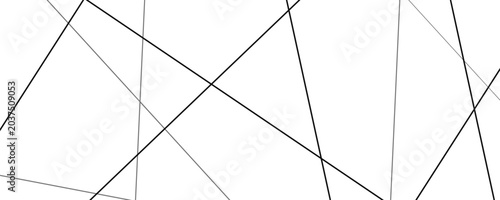 Schilderij op canvas Random geometric line pattern on a transparent background