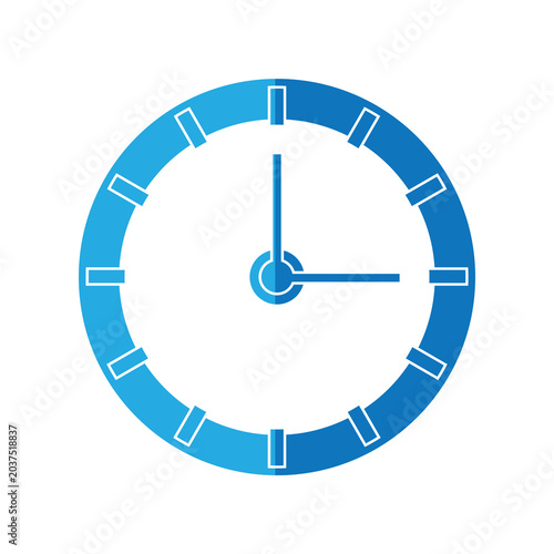 wall clock icon symbol as a time indicator