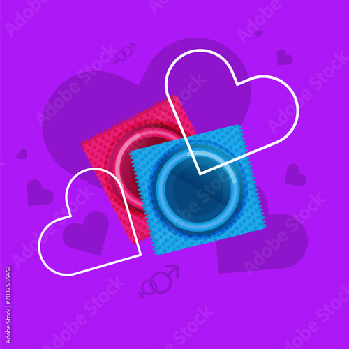 valentine heart with hearts