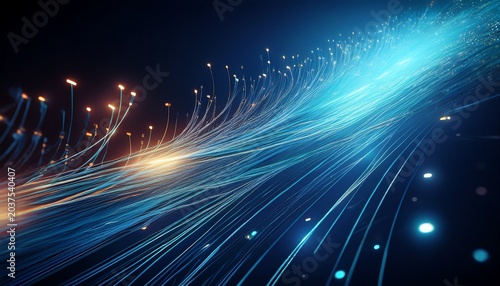 underwater fiber optic cable transmitting data digital communication technology