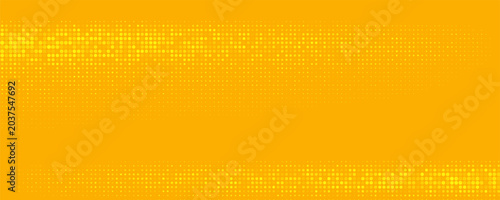 Fotografie Yellow orange halftone background