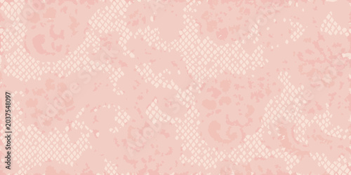 Pink lace pattern a delicate floral ornament with a light background