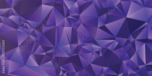Foto Contemporary Polygon Crystal Pattern creative illustration