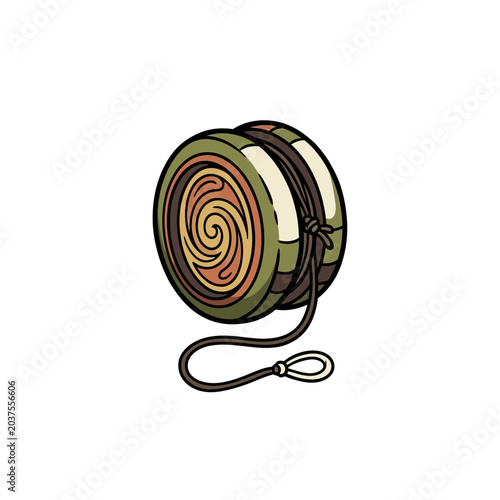 Yo yo logo illustration