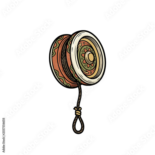 Yo yo logo illustration