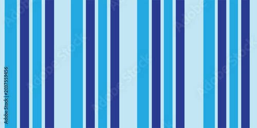 Tableau sur toile Strip pattern vector blue colorful background seamless stripe balance patterns different size symmetric layout illustration for fashion textile design packaging