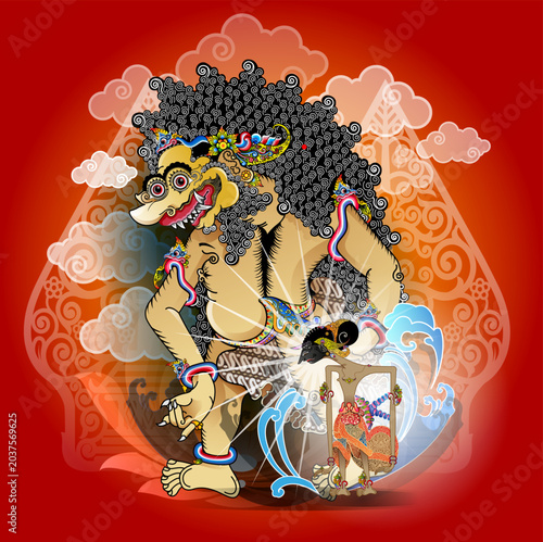 Puntadewa Tiwikrama – Giant Transformation Character from Mahabharata Wayang Art