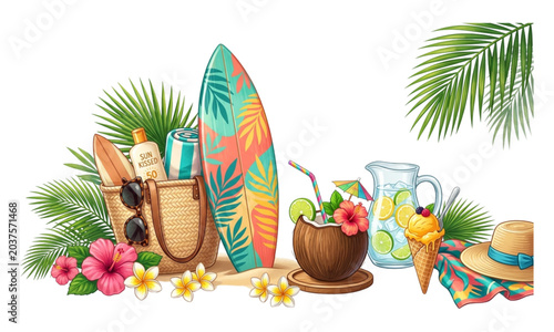 summer vacation concept