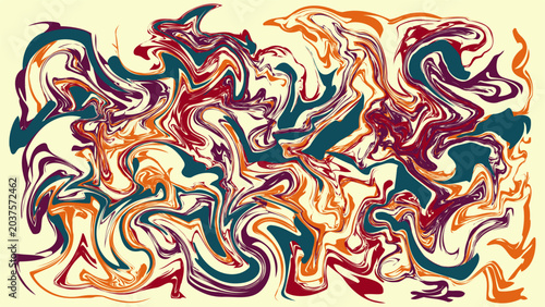 Abstract background texture of red yellow green pastel color fluid