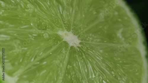 Close-up of a lime slice