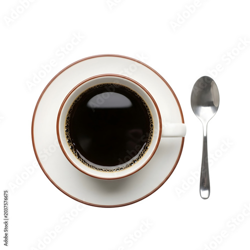 cup of coffee with spoon png