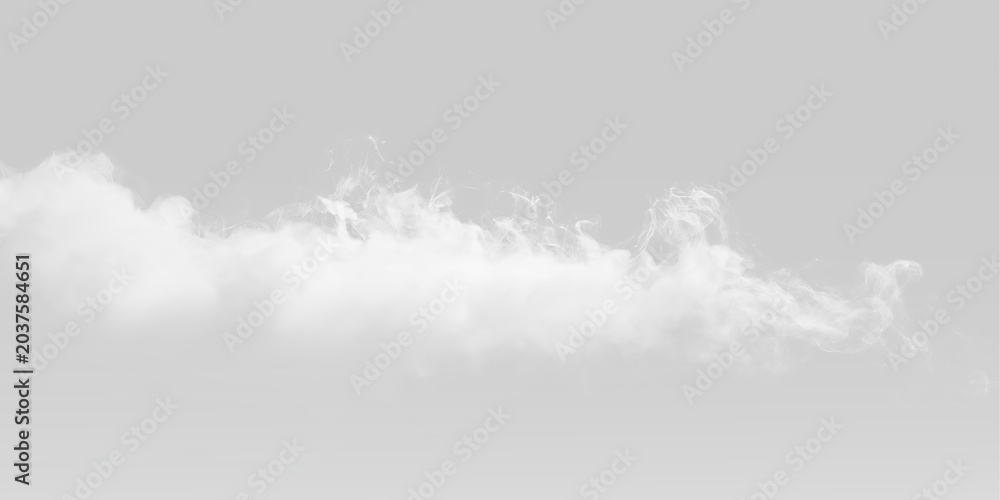 Fototapeta premium Fog layer with soft atmospheric texture and realistic mist formation for weather effects and creative compositions, overlay 